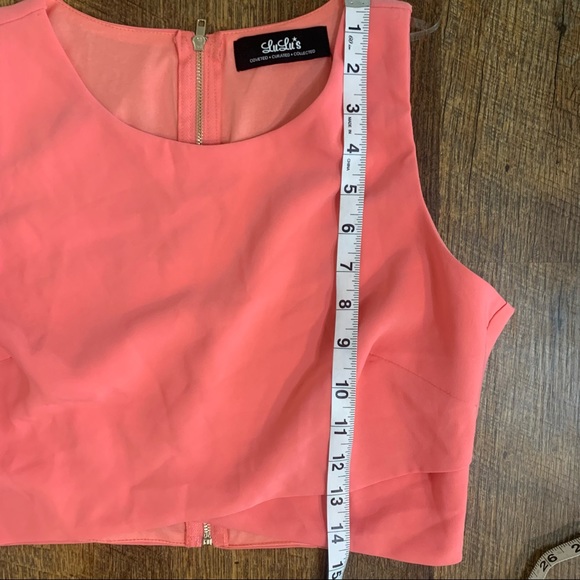 Lulus zip back crop top - Picture 7 of 8